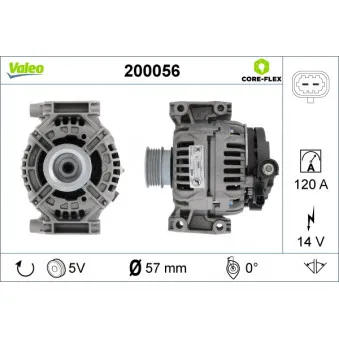 Alternateur VALEO 200056