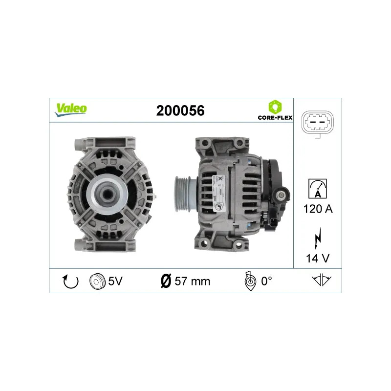 Alternateur VALEO 200056