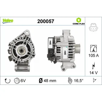 Alternateur VALEO 200057