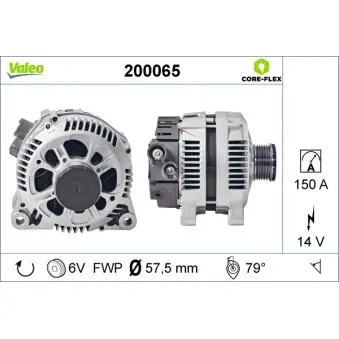 Alternateur VALEO 200065