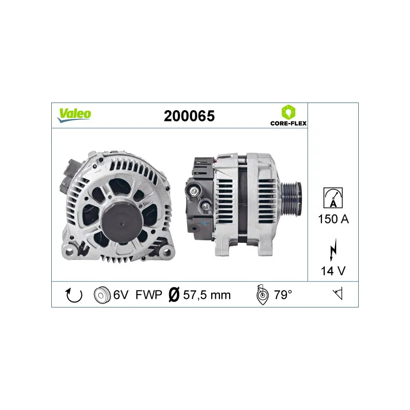 Alternateur VALEO 200065