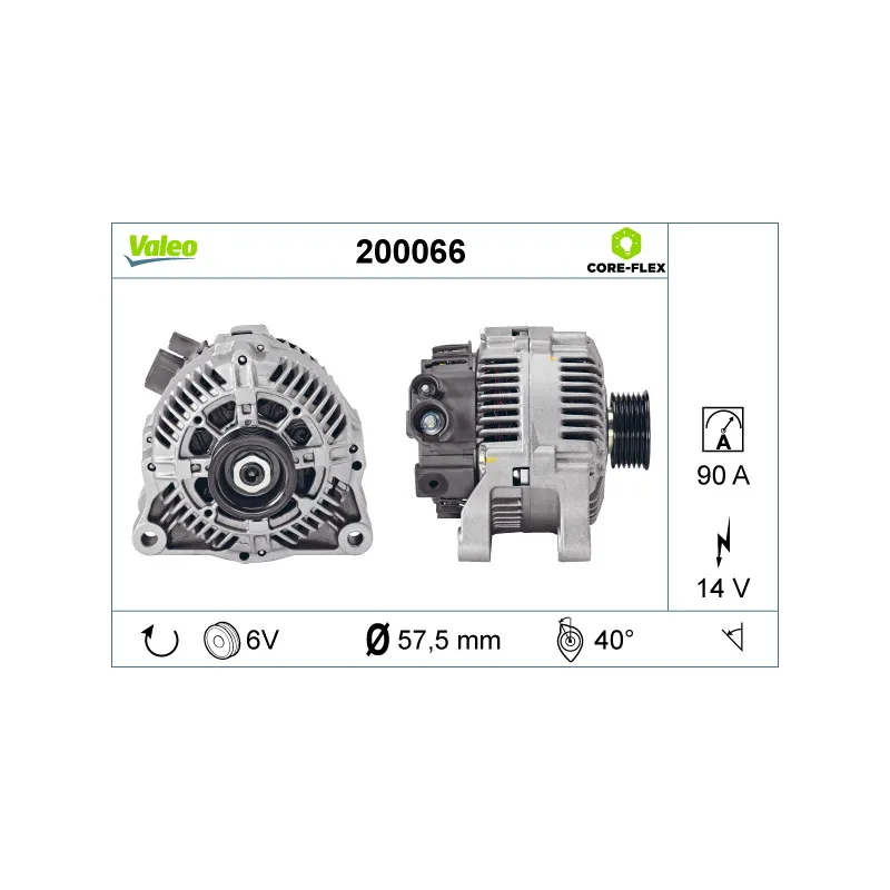 Alternateur VALEO 200066