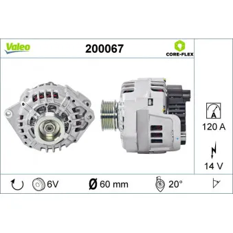 Alternateur VALEO 200067