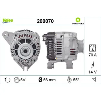 Alternateur VALEO 200070