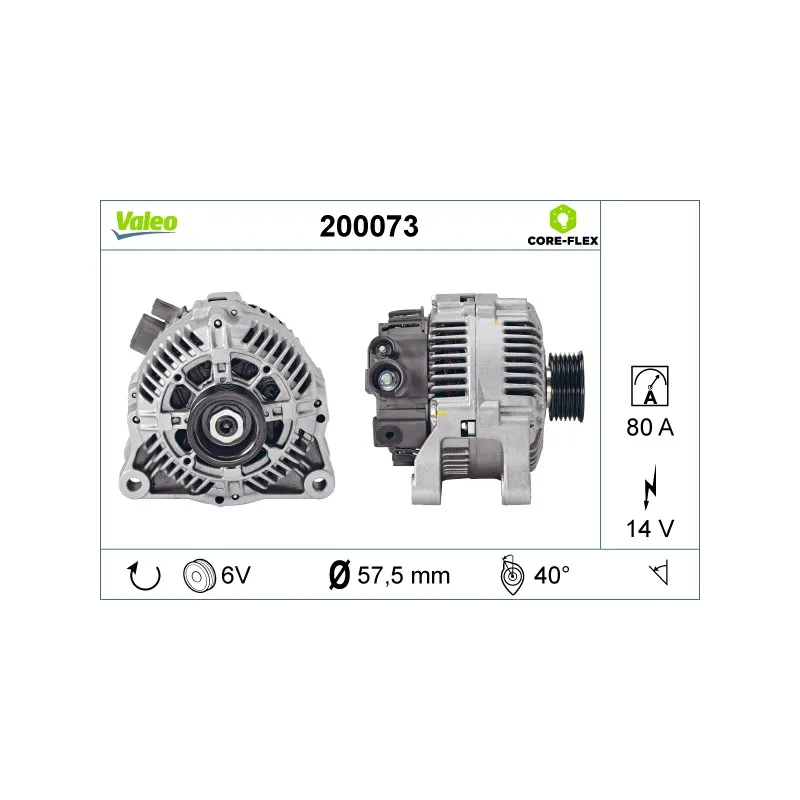 Alternateur VALEO 200073