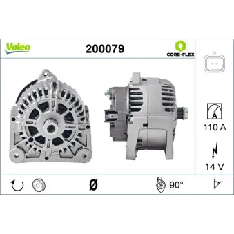 Alternateur VALEO 200079