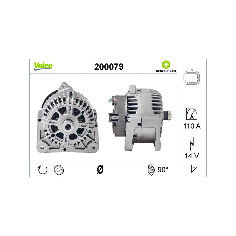 Alternateur VALEO 200079