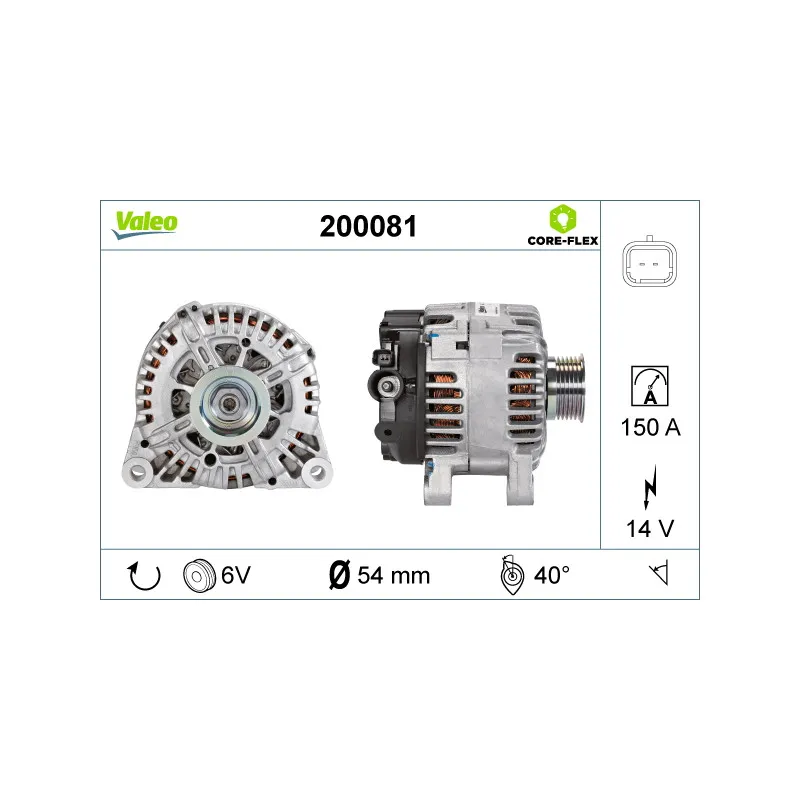 Alternateur VALEO 200081