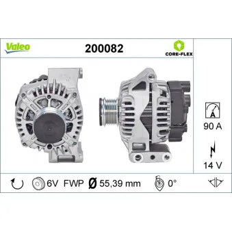 Alternateur VALEO 200082