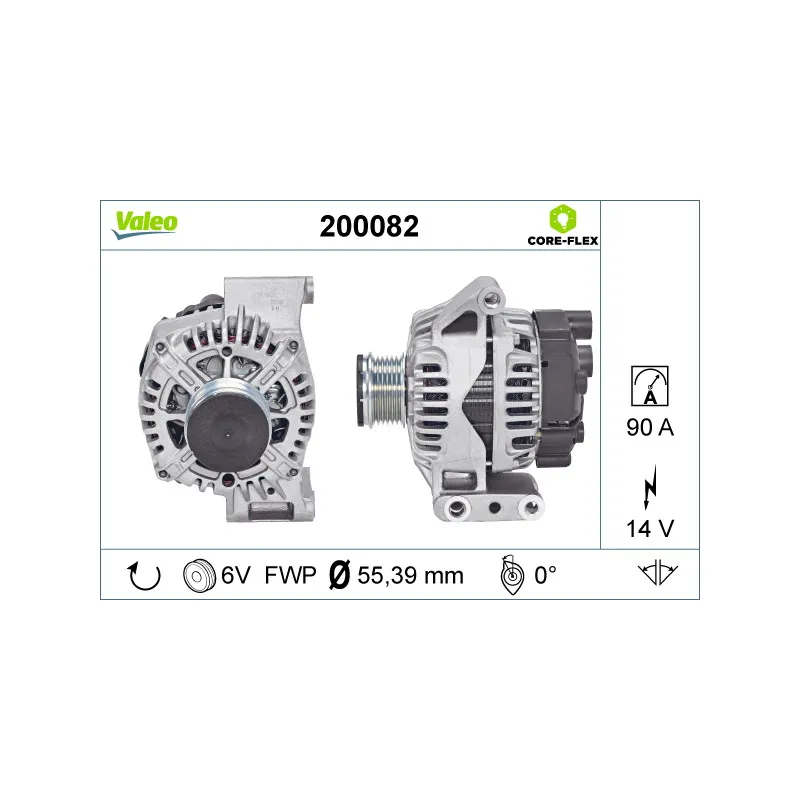 Alternateur VALEO 200082