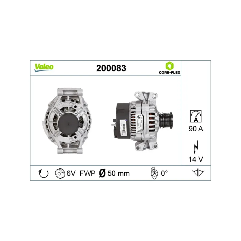 Alternateur VALEO 200083