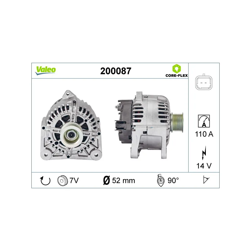 Alternateur VALEO 200087