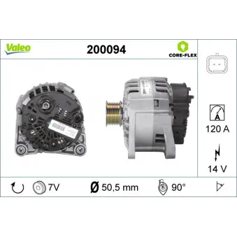 Alternateur VALEO 200094