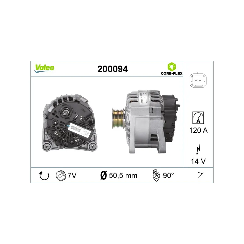 Alternateur VALEO 200094