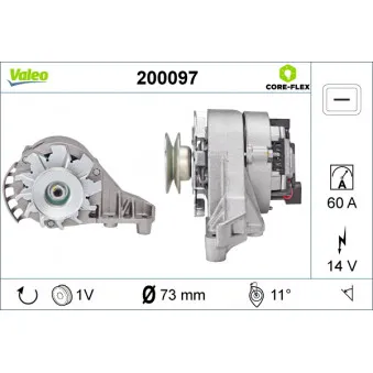 Alternateur VALEO 200097