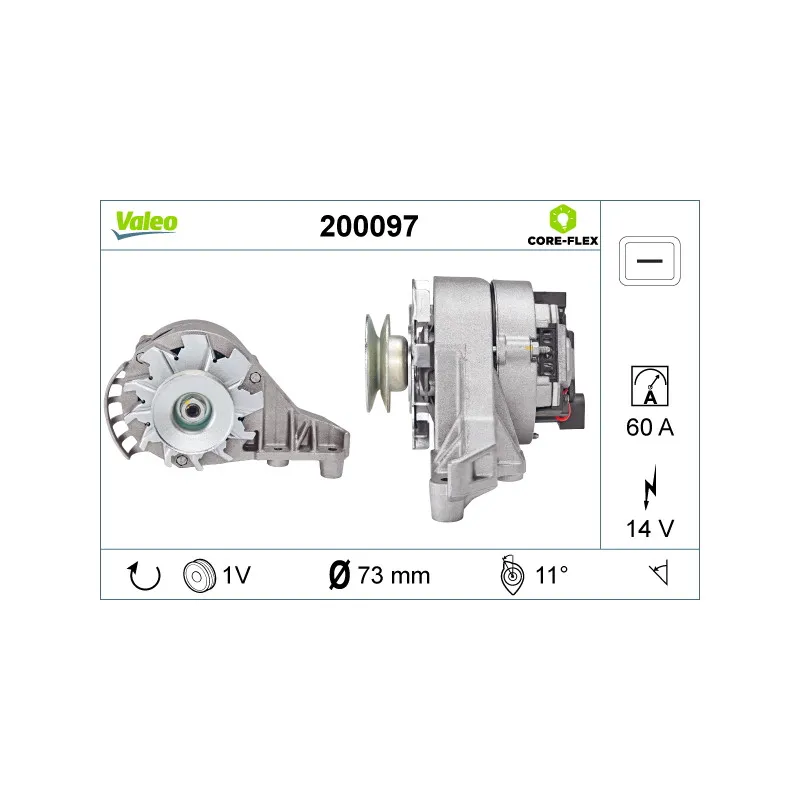 Alternateur VALEO 200097