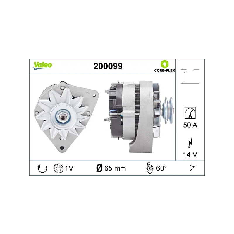 Alternateur VALEO 200099
