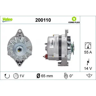 Alternateur VALEO 200110