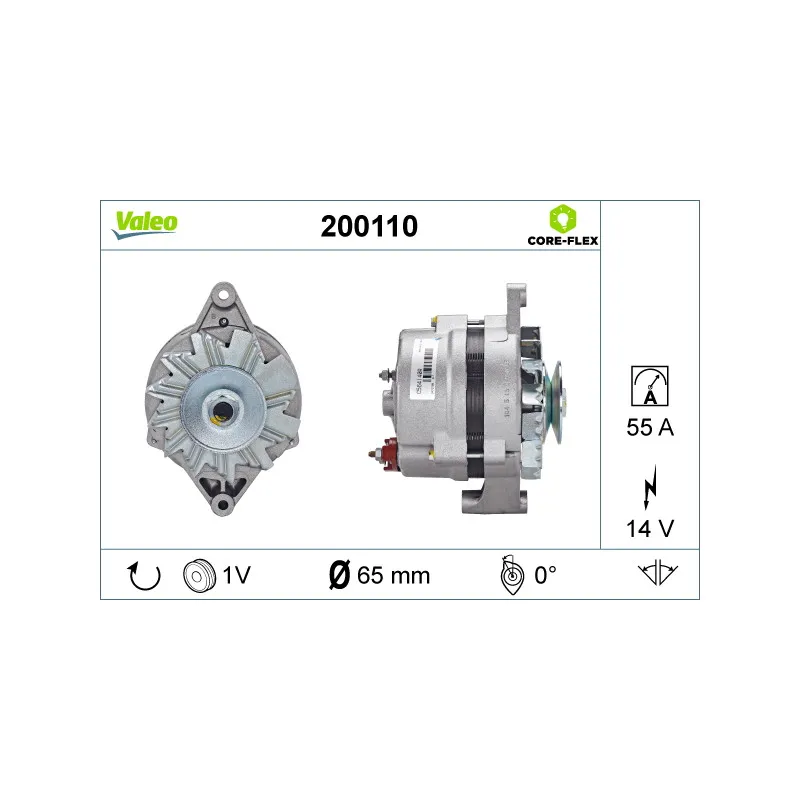 Alternateur VALEO 200110