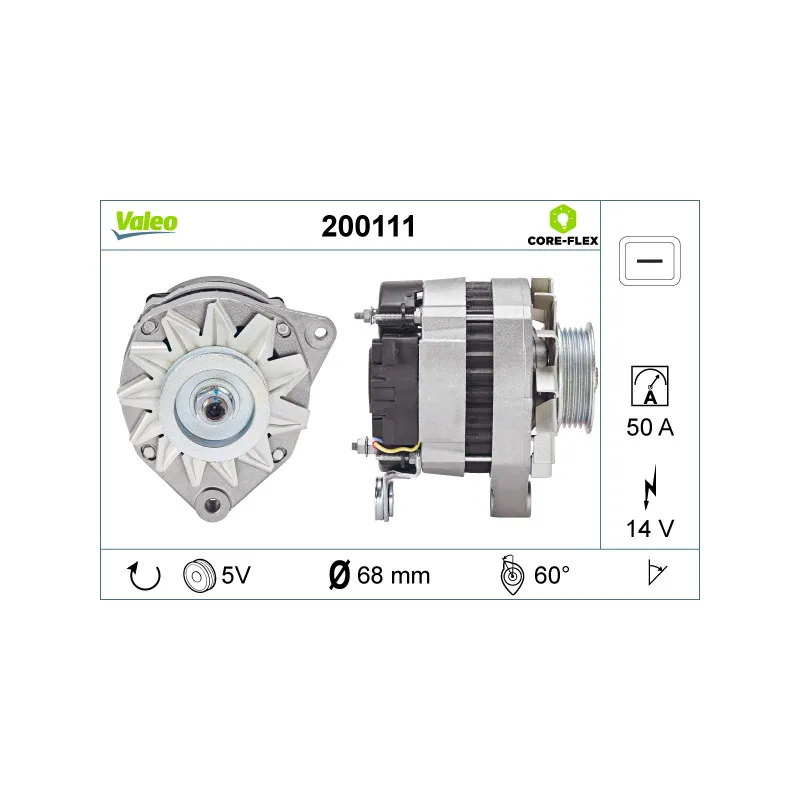 Alternateur VALEO 200111