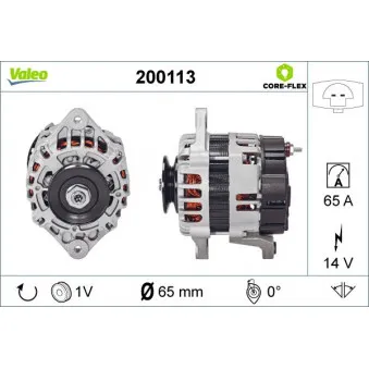 Alternateur VALEO 200113