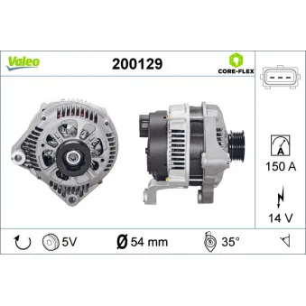 Alternateur VALEO 200129