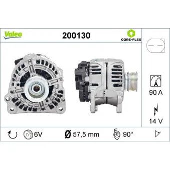 Alternateur VALEO 200130