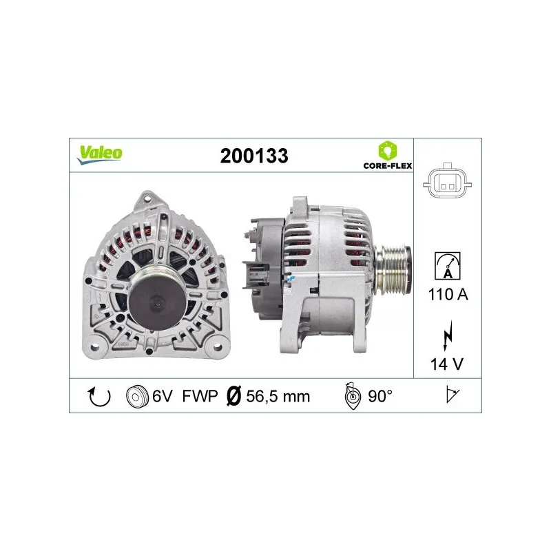 Alternateur VALEO 200133