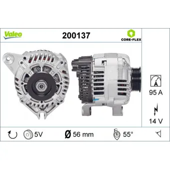 Alternateur VALEO 200137