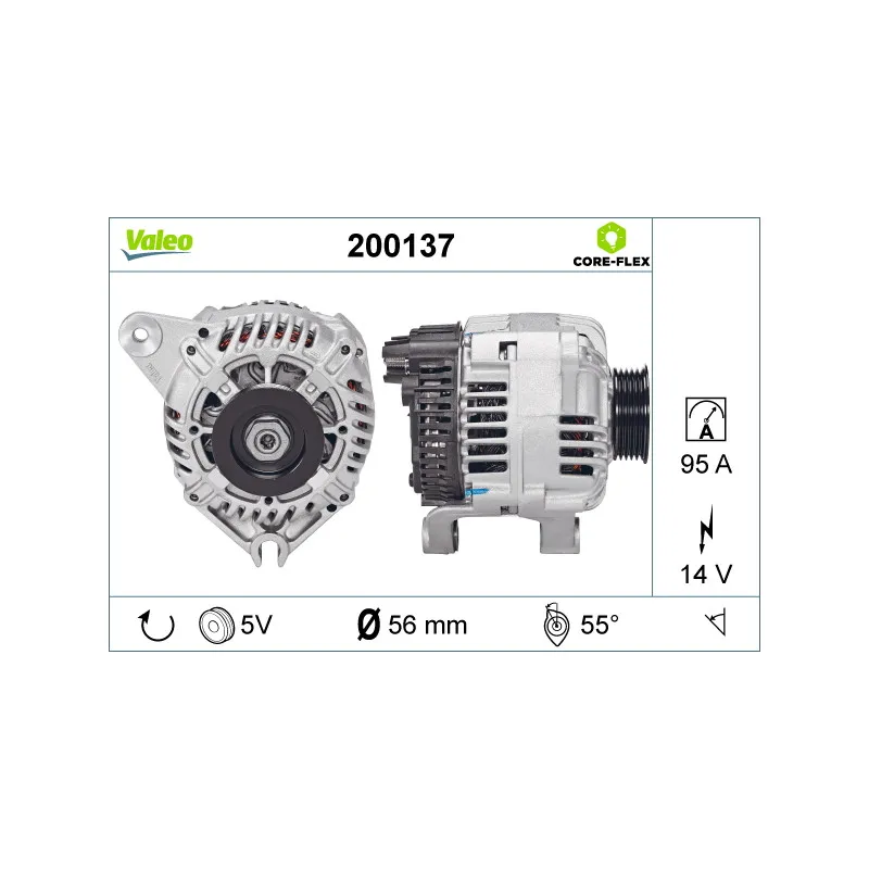 Alternateur VALEO 200137