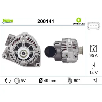 Alternateur VALEO 200141