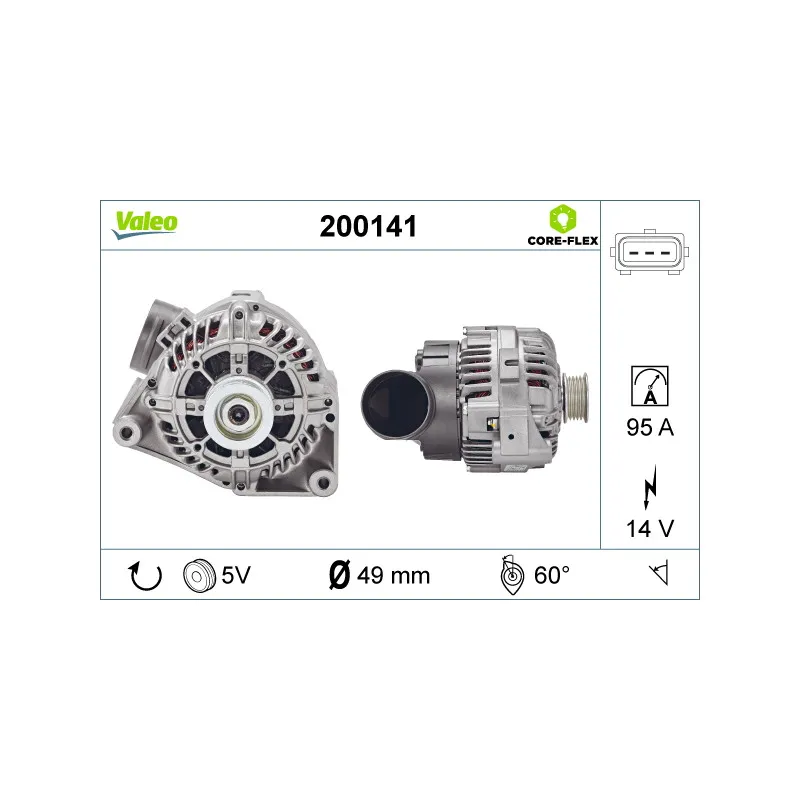 Alternateur VALEO 200141
