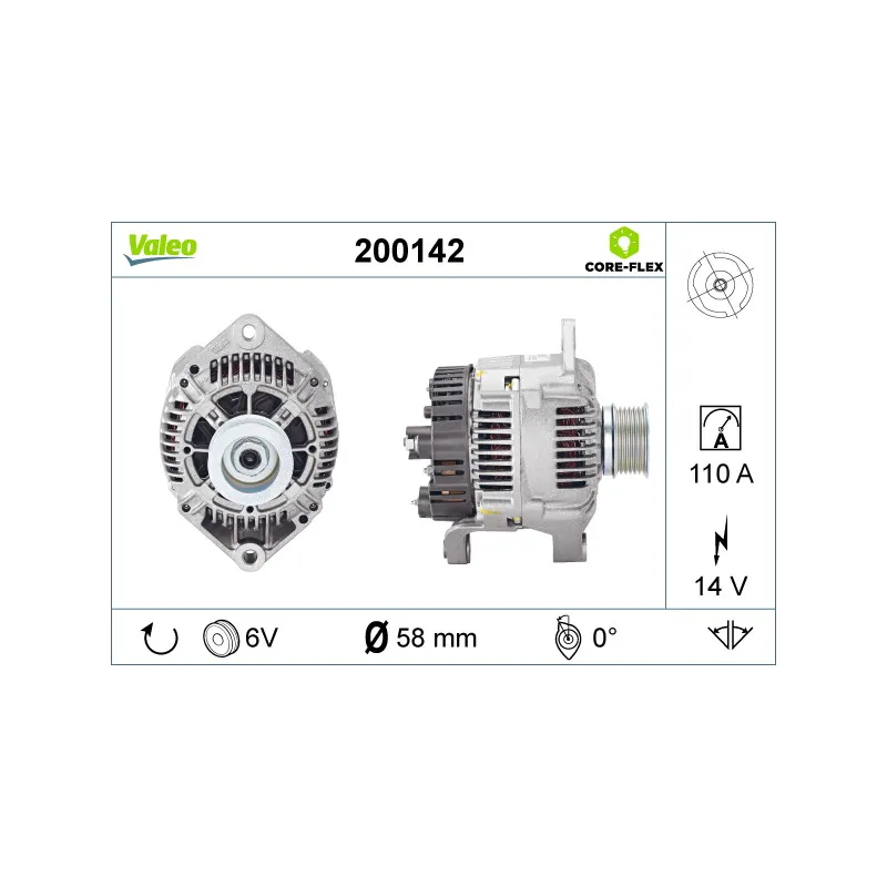 Alternateur VALEO 200142