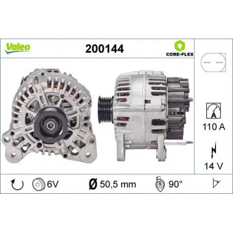 Alternateur VALEO 200144