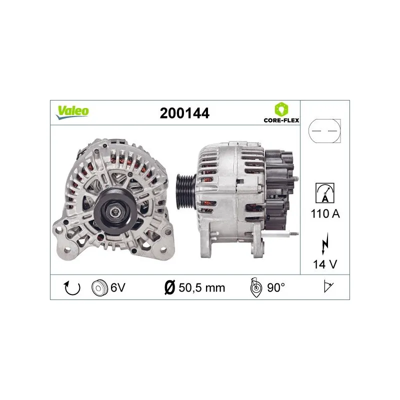 Alternateur VALEO 200144