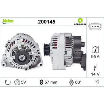 Alternateur VALEO 200145