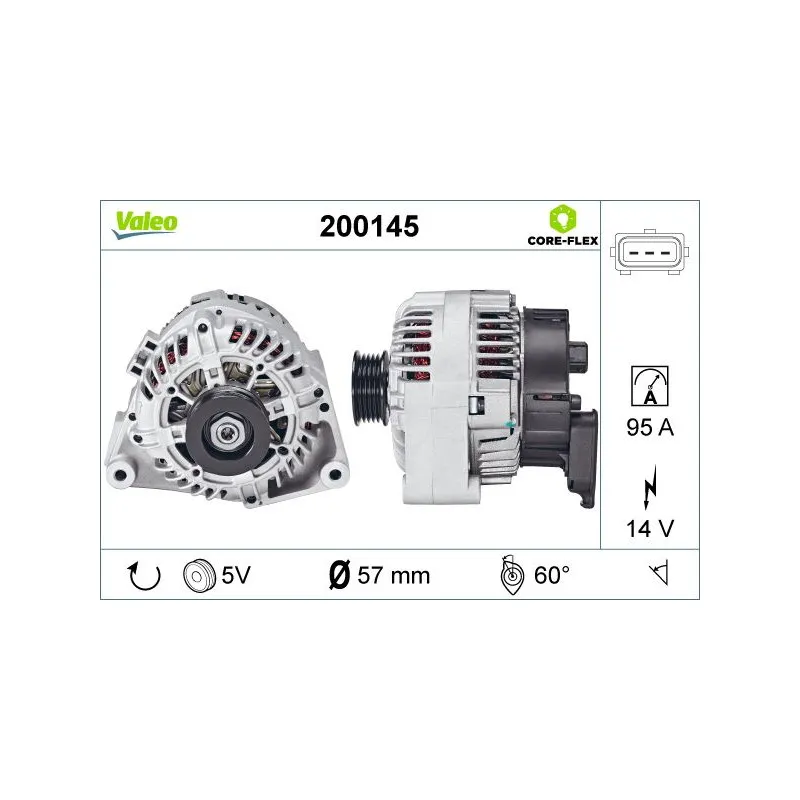 Alternateur VALEO 200145