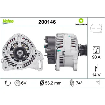 Alternateur VALEO 200146