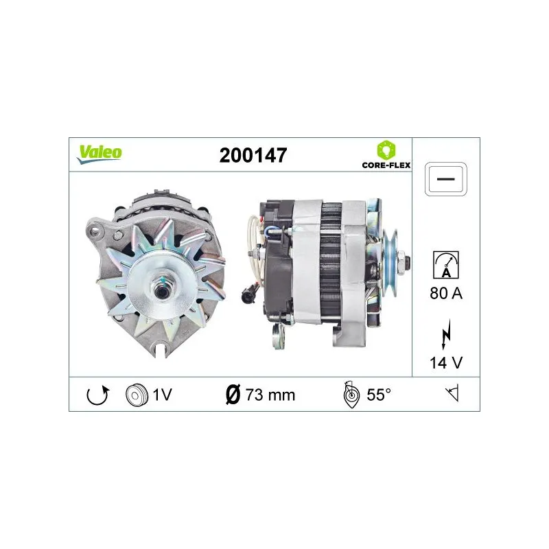 Alternateur VALEO 200147