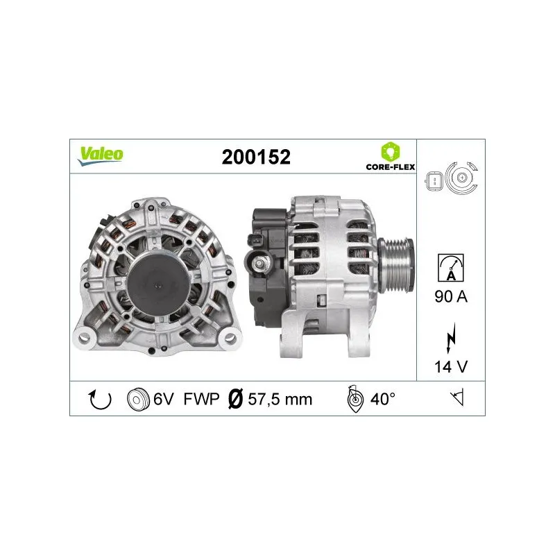 Alternateur VALEO 200152