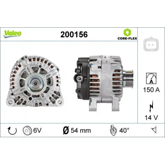 Alternateur VALEO 200156