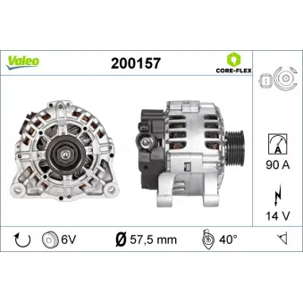 Alternateur VALEO 200157