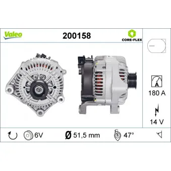Alternateur VALEO 200158