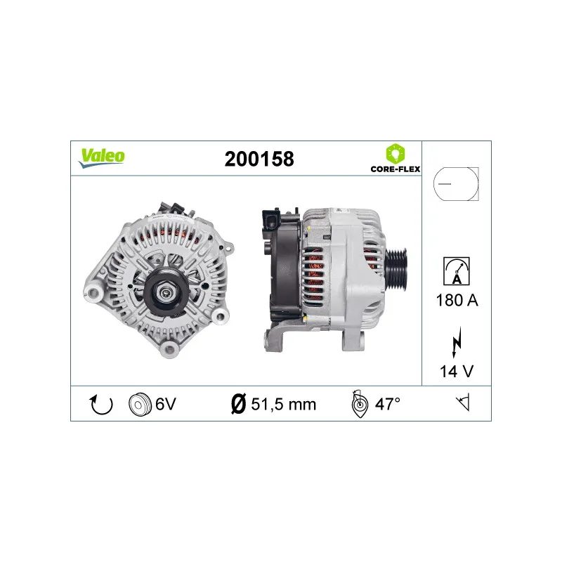 Alternateur VALEO 200158