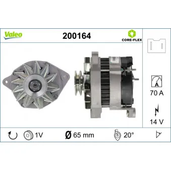 Alternateur VALEO 200164