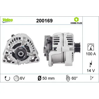 Alternateur VALEO 200169