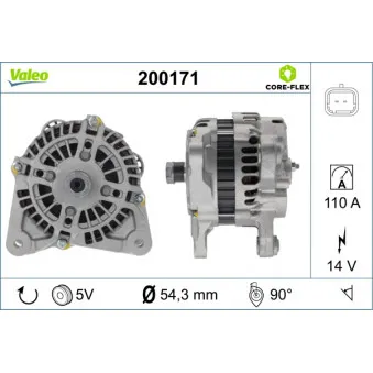 Alternateur VALEO 200171