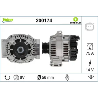 Alternateur VALEO 200174