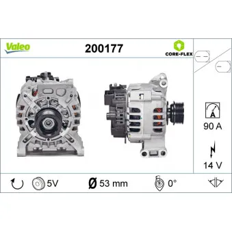 Alternateur VALEO 200177