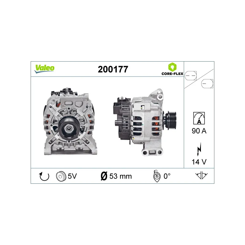 Alternateur VALEO 200177
